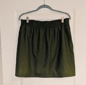 Green J.CREW skirt